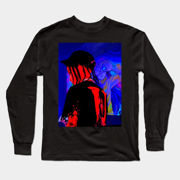 KVLI3N ''ILLUMINATED'' Long Sleeve T-Shirt by KVLI3N